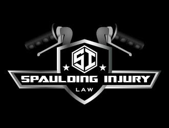 Spaulding Injury Law logo design by pencilhand