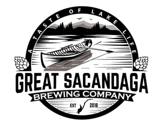 Great Sacandaga Brewing Company logo design by logopond