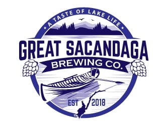 Great Sacandaga Brewing Company logo design by logopond