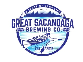 Great Sacandaga Brewing Company logo design by logopond