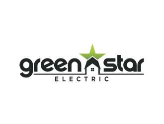 Green Star Electric logo design by evdesign