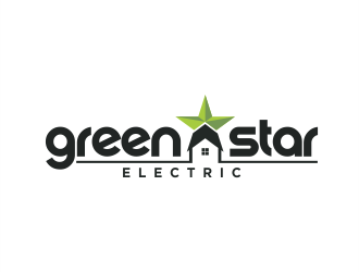 Green Star Electric logo design by evdesign