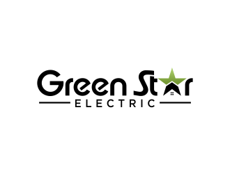 Green Star Electric logo design by oke2angconcept