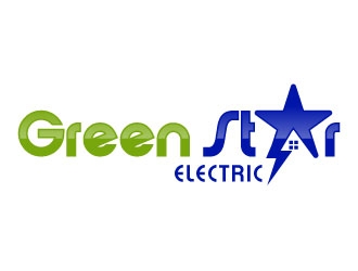 Green Star Electric logo design by uttam