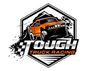 Tough Truck Racing logo design by DreamLogoDesign