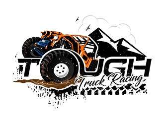 Tough Truck Racing logo design by DreamLogoDesign