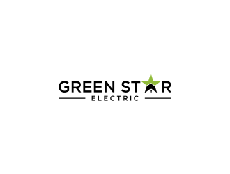 Green Star Electric logo design by L E V A R