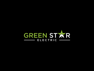 Green Star Electric logo design by L E V A R