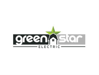 Green Star Electric logo design by evdesign