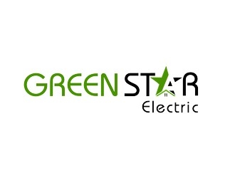 Green Star Electric logo design by bougalla005