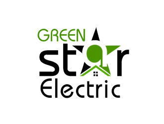 Green Star Electric logo design by bougalla005