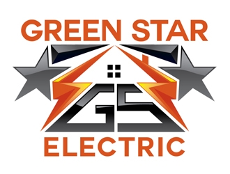 Green Star Electric logo design by shere