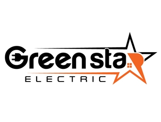 Green Star Electric logo design by shere