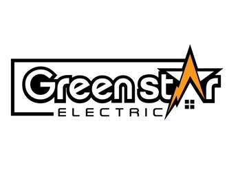 Green Star Electric logo design by shere