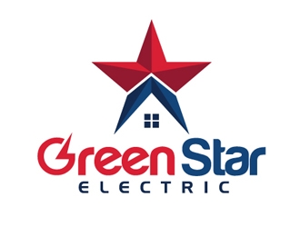 Green Star Electric logo design by shere