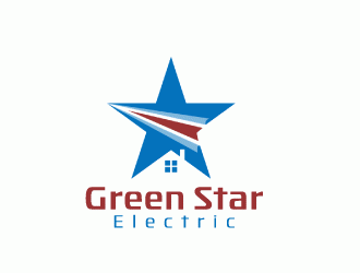 Green Star Electric logo design by nehel