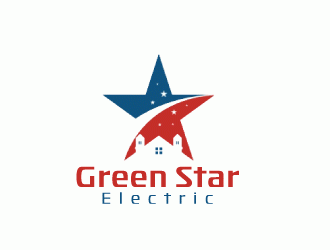 Green Star Electric logo design by nehel