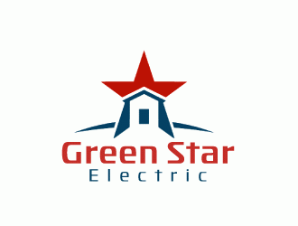 Green Star Electric logo design by nehel