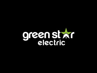 Green Star Electric logo design by L E V A R