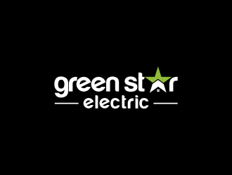 Green Star Electric logo design by L E V A R