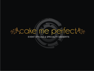 Cake Me Perfect - event styling & specialty desserts logo design by coco