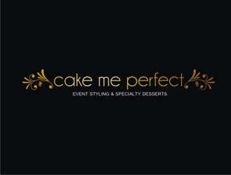 Cake Me Perfect - event styling & specialty desserts logo design by coco