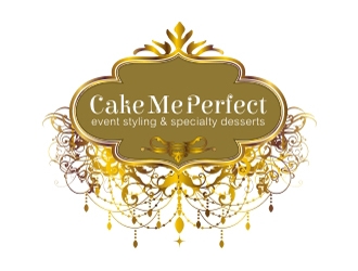 Cake Me Perfect - event styling & specialty desserts logo design by aladi