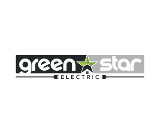 Green Star Electric logo design by evdesign