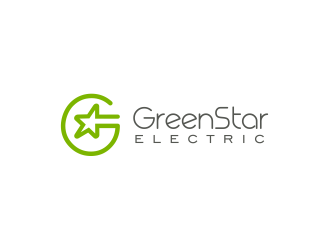 Green Star Electric logo design by FloVal