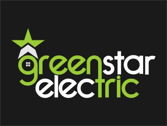 Green Star Electric logo design by xteel