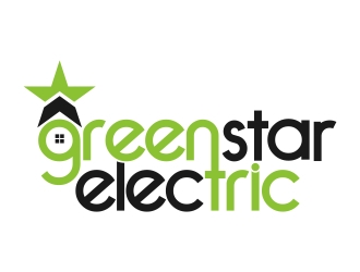 Green Star Electric logo design by xteel