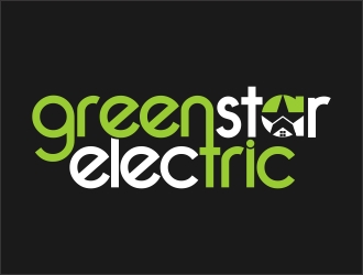 Green Star Electric logo design by xteel