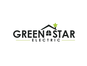 Green Star Electric logo design by art-design