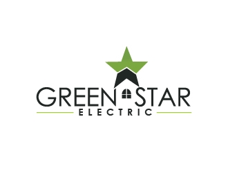 Green Star Electric logo design by art-design