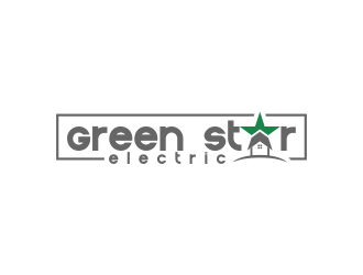 Green Star Electric logo design by done