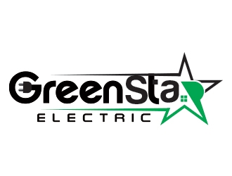 Green Star Electric logo design by shere