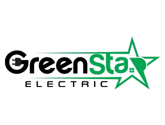 Green Star Electric logo design by shere