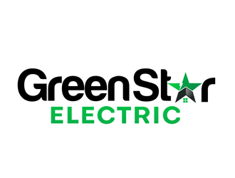 Green Star Electric logo design by megalogos