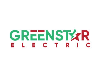 Green Star Electric logo design by Erasedink