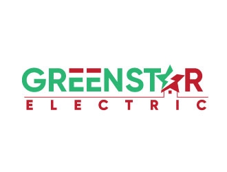 Green Star Electric logo design by Erasedink