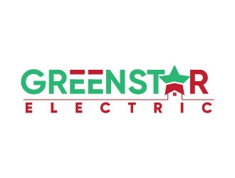 Green Star Electric logo design by Erasedink