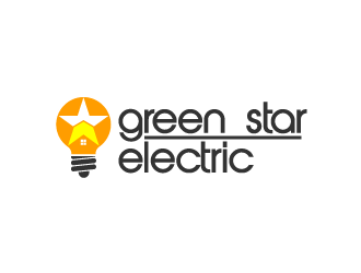 Green Star Electric logo design by reight