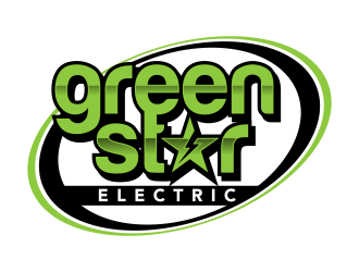 Green Star Electric logo design by ingepro