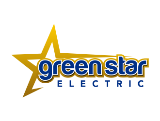 Green Star Electric logo design by ingepro