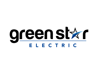 Green Star Electric logo design by ingepro