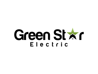 Green Star Electric logo design by oke2angconcept