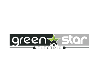 Green Star Electric logo design by evdesign