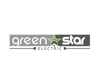 Green Star Electric logo design by evdesign