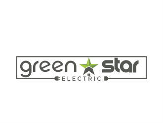 Green Star Electric logo design by evdesign