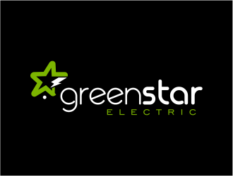 Green Star Electric logo design by FloVal